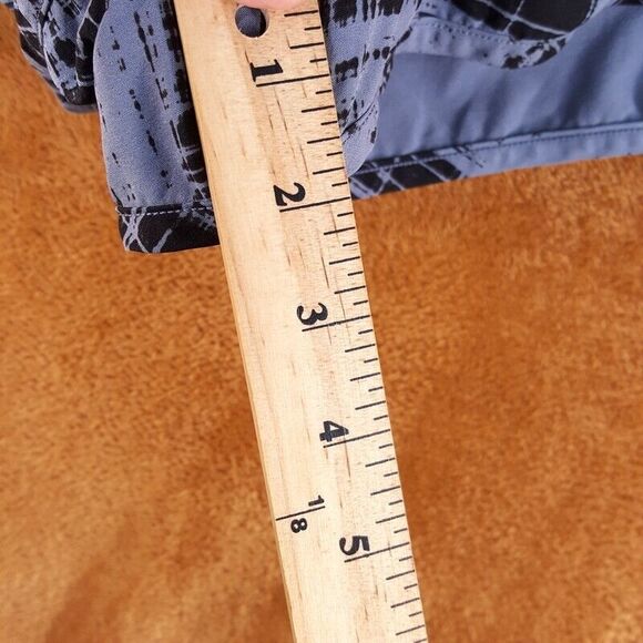 ZELLA Womens Shorts XS Blue Plaid Pull On Lined Workout Gym Running Active - Picture 5 of 10